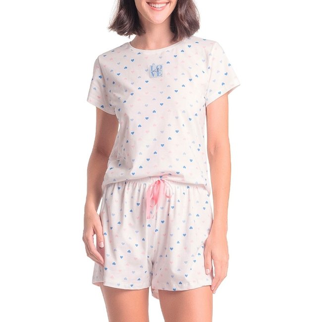 Pijama Feminino Curto Espaço Pijama 4010352