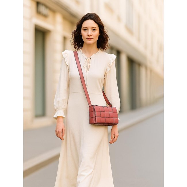 Bolsa de Couro Griffazzi Rose