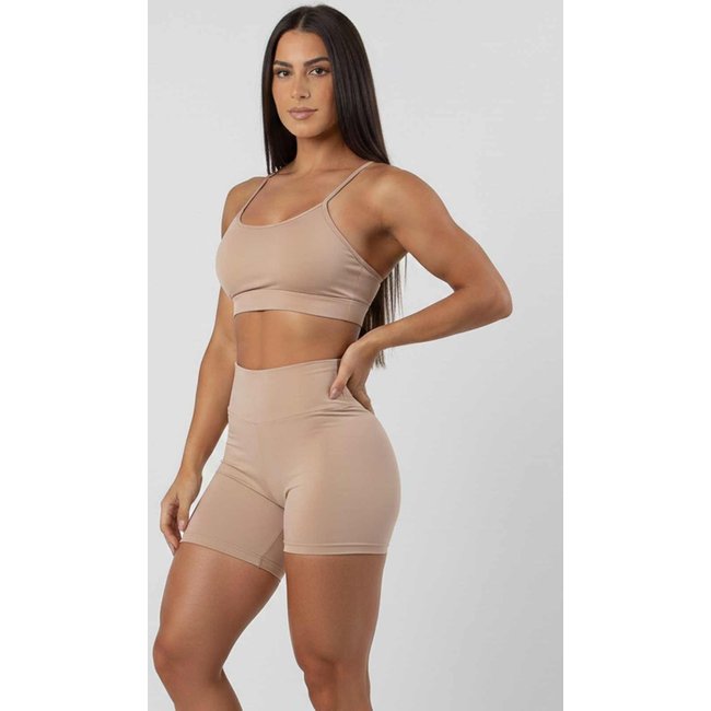 Short Segunda Pele Anagua Compressão Bermudinha Feminina Bege