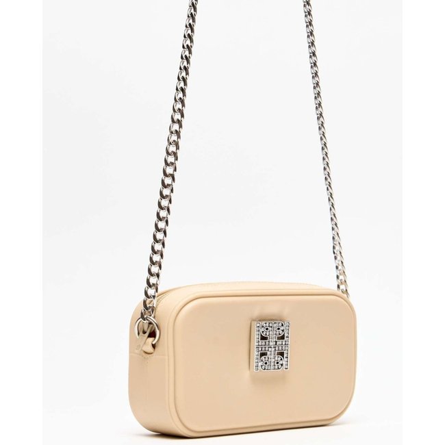 Bolsa Crossbody Lança Perfume Vazada In25 Bege Feminino