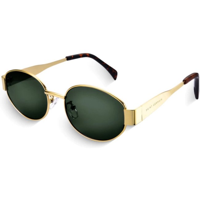Óculos de Sol Oval Feminino Saint Germain Capri Verde