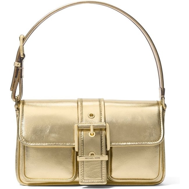 Bolsa De Ombro Colby Média De Couro Metalizado 30R5gbal8m740