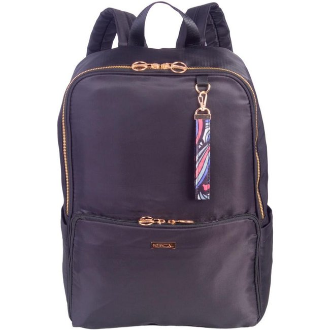 Infantil - Mochila Grande Notebook Executiva Scarf II - Preto