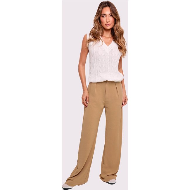 calça pantalona brooklyn bege Mundo Lolita