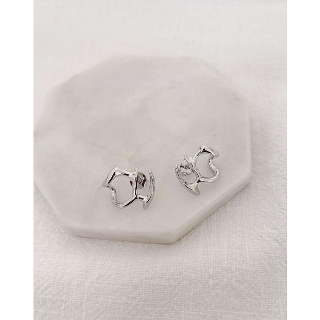 Ear Hook Orgânico Prateado