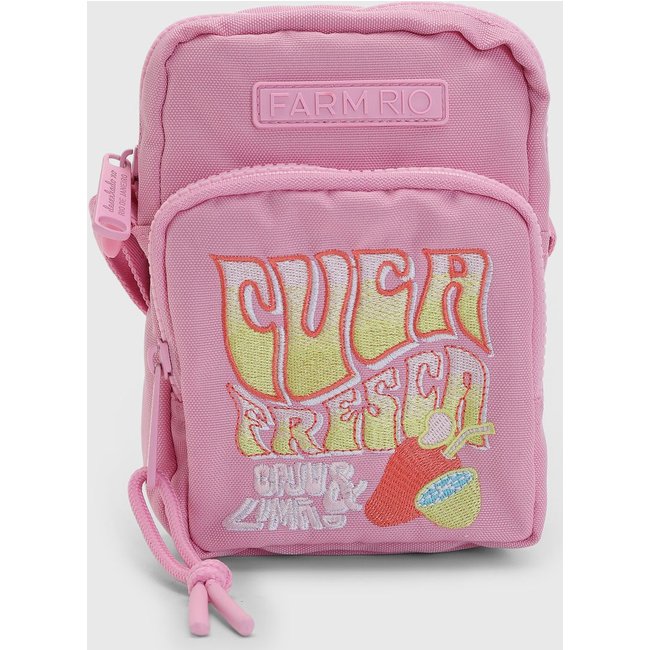 Bolsa Feminina Farm Da Gema Cuca Fresca Rosa
