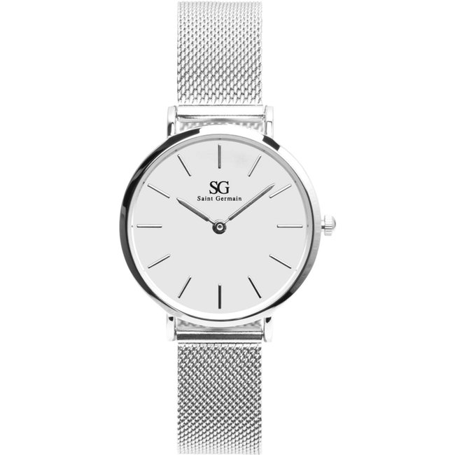Relógio Feminino Saint Germain Harlem Silver 32mm Prata