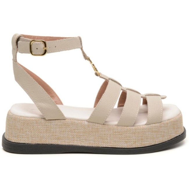 Sandália Flatform Cecilia Off Off-white