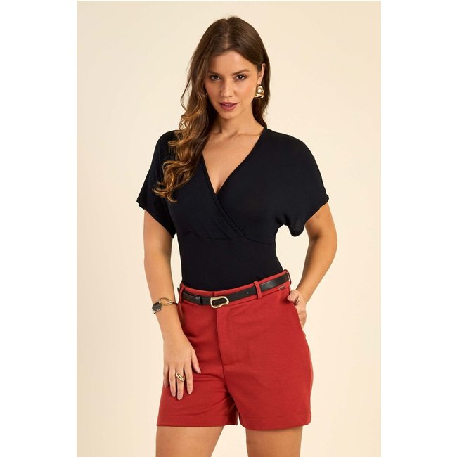 Shorts Feminino Com Bolsos Marialícia