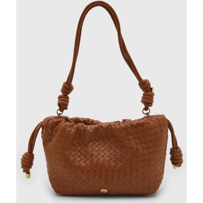 Bolsa Feminina Luiza Barcelos Trançada Caramelo