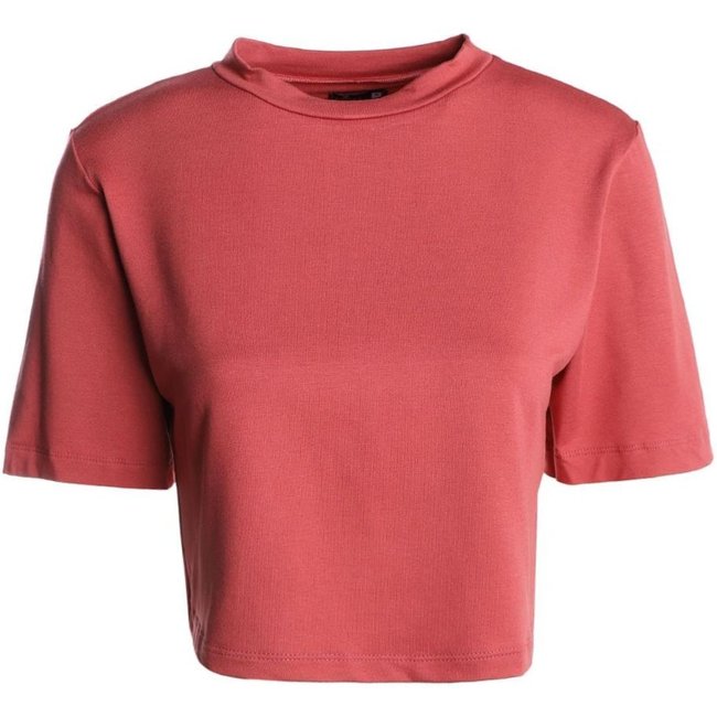 Blusa Manga Curta Cropped Autentique Feminina ROSA