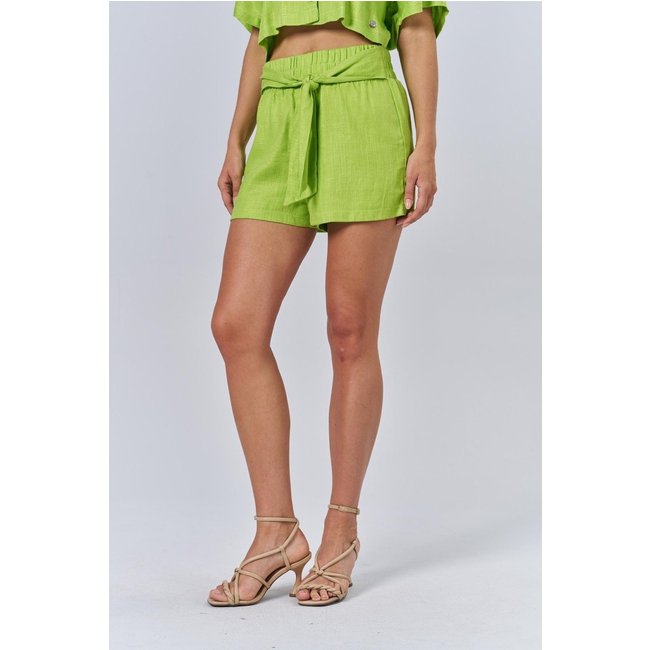 Short Resort Viscolinho com Faixa Feminino Acostamento