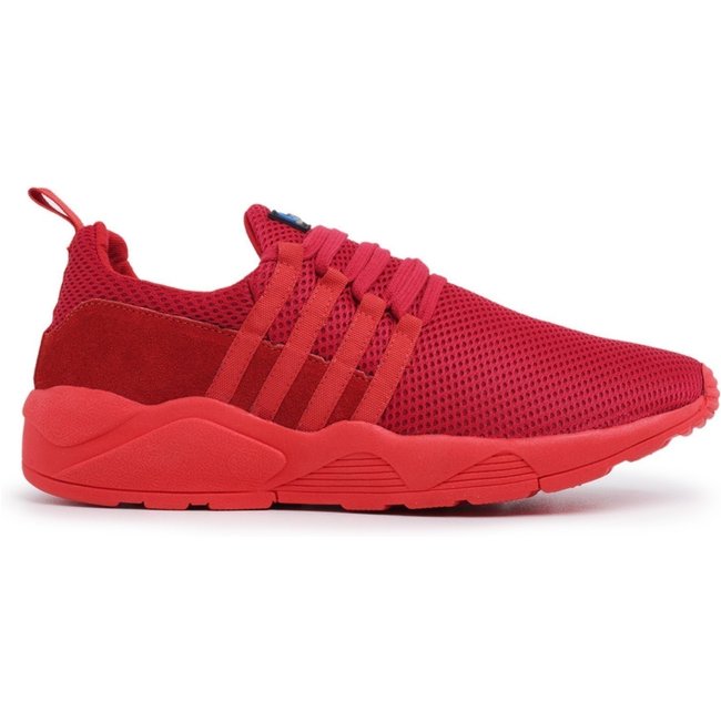 Tênis Feminino Casual Para Trabalhar Sair Dia a Dia Leve e Macio Sch 490 Vermelho