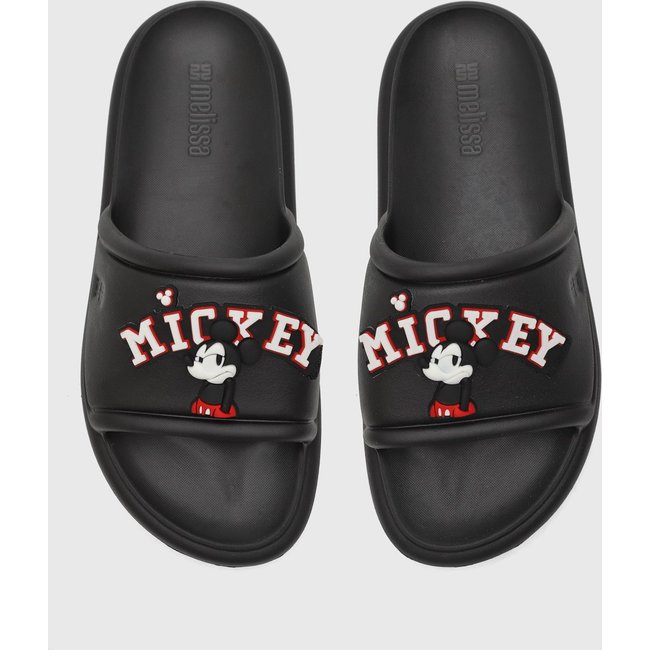 Chinelo Feminino Melissa Slide Mickey Preto