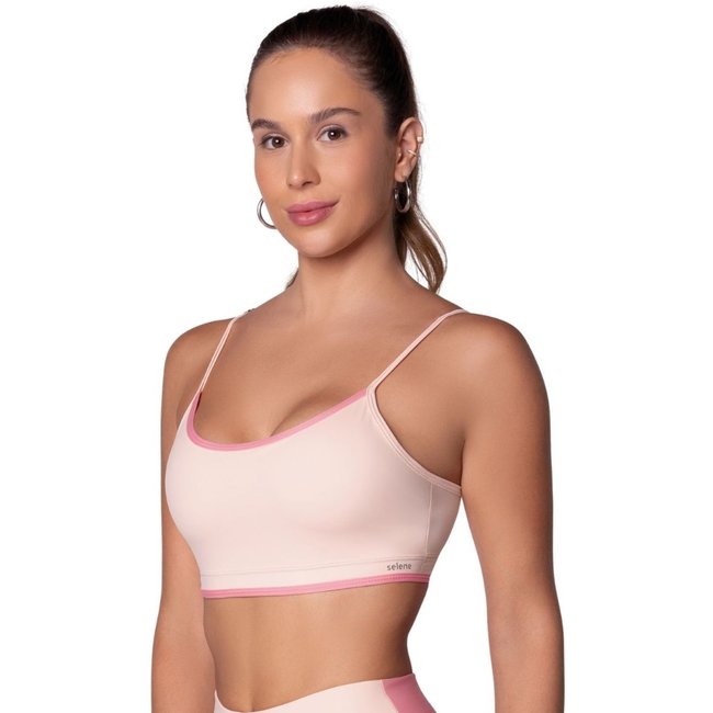 Top Fitness Feminino Com Bojo Removível Selene