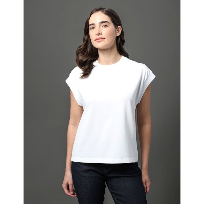 Blusa Feminina Malha Rugby Calvin Klein Jeans - Branco Calvin Klein Jeans