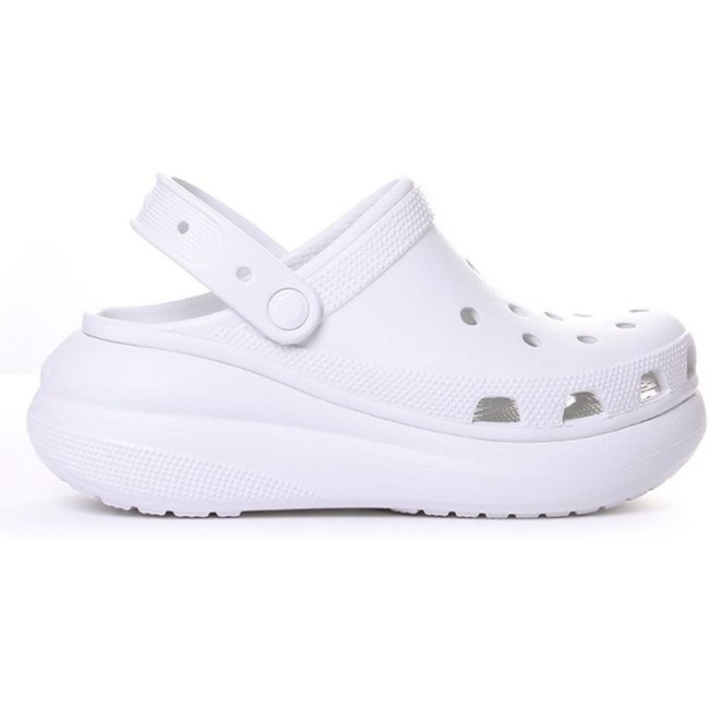 Sandália Crocs Classic Crush Clog Off White Incolor