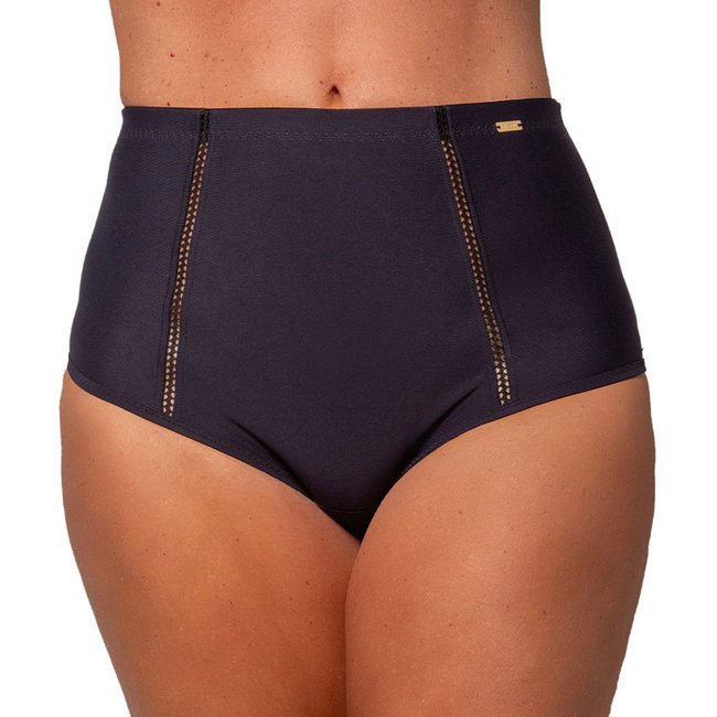 Calcinha Alta Clássica Dilady 323281 Woman Plus PRETO
