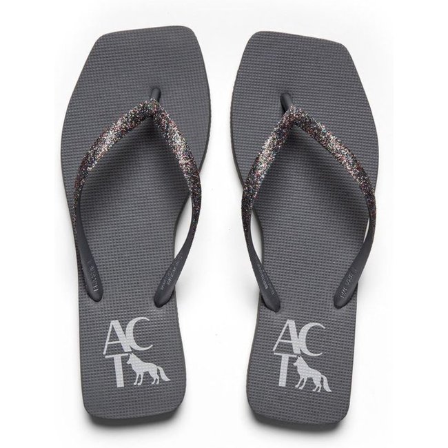 Chinelo Square Glitter ACT Feminino