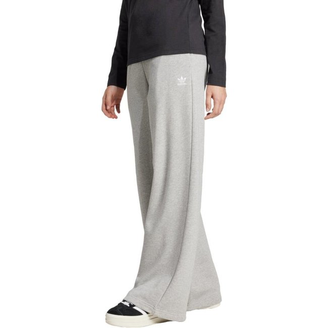 Calça Moletinho Wide Leg Essentials adidas Originals Cinza