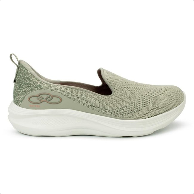 Tênis Olympikus Feminino Slip On Safira Casual Verde