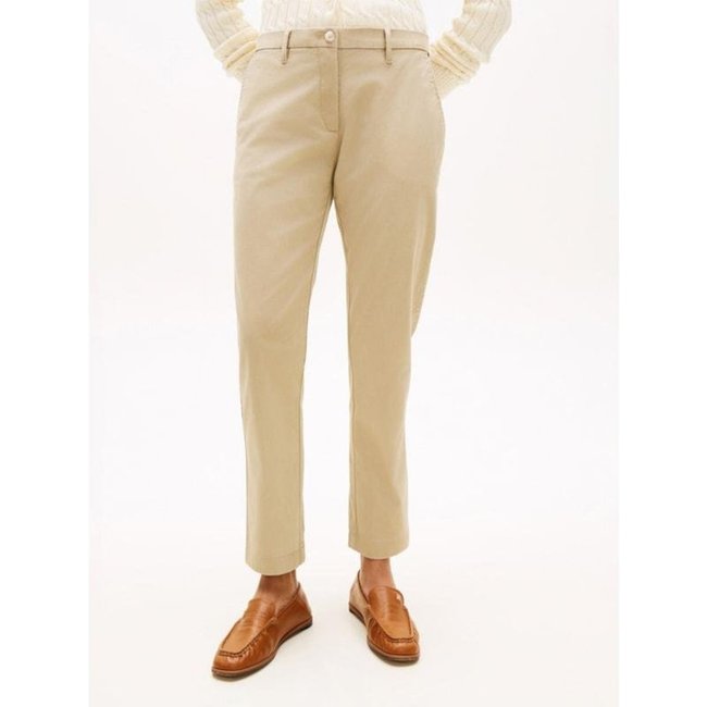 Calça Chino Twill Slim Bege