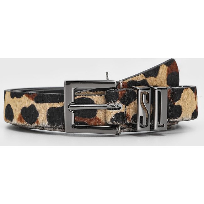 Cinto Feminino Santa Lolla Animal Print Bege