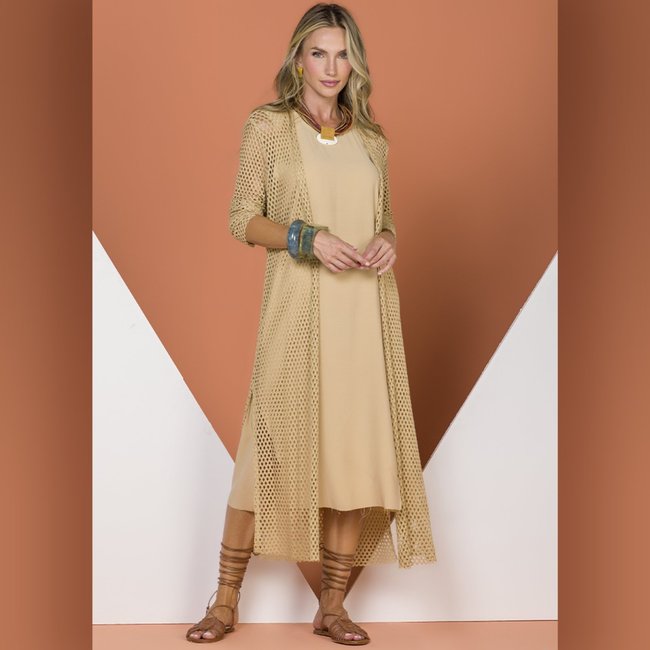 Vestido Midi Sem Manga SP0798BQ