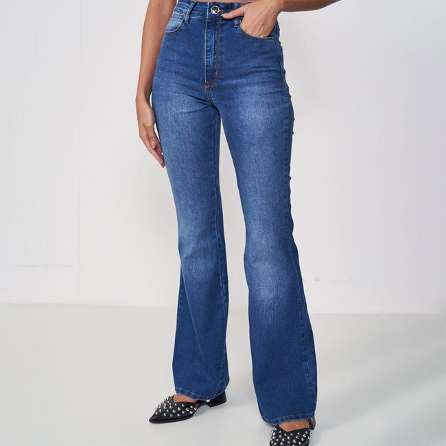 Calça Jeans Colcci Bruna Boot Cut In25 Azul Feminino