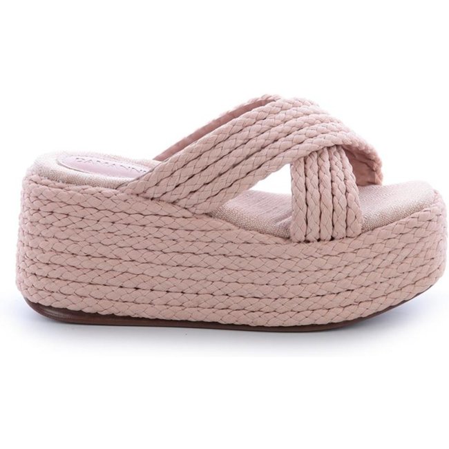 Sandália Flat Debby Natural Bege