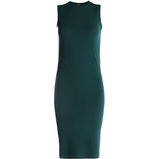 Vestido Canelado Luna Feminino VERDE