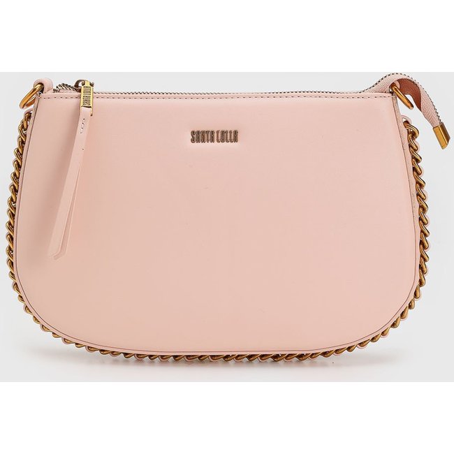 Bolsa Pequena Santa Lolla Corrente Rosa Claro