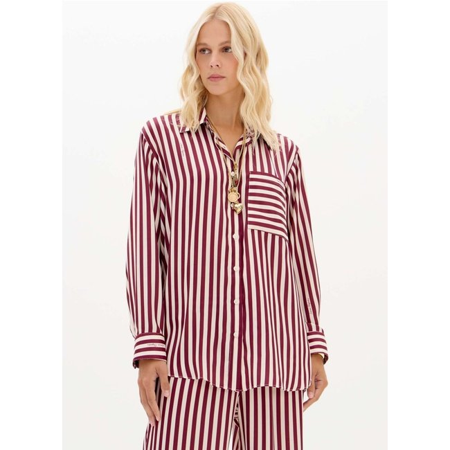 Camisa Estampada Com Mangas Longas Lança Perfume
