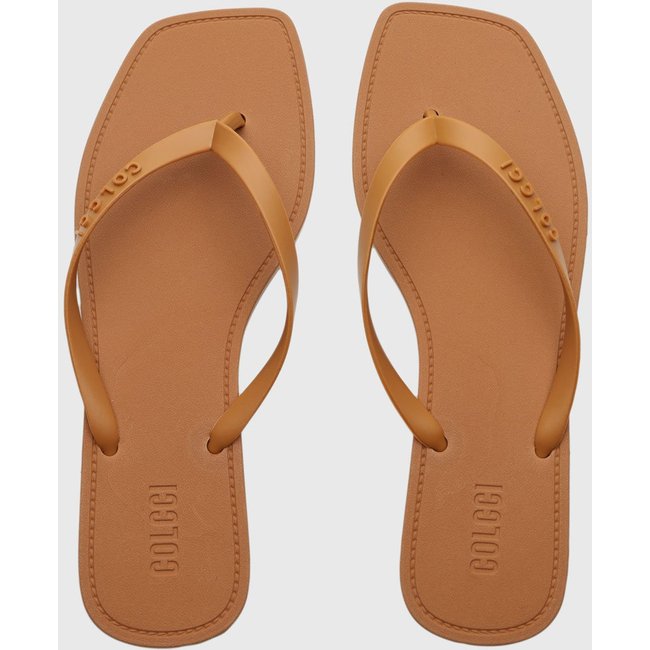 Chinelo Feminino Colcci Ponta Quadrada Caramelo