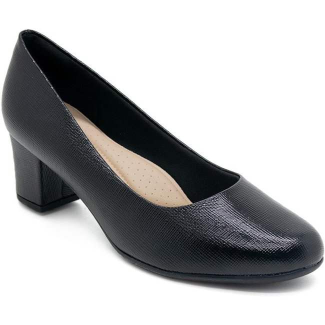 Sapato Feminino Salto Médio Piccadilly 110072 Preto