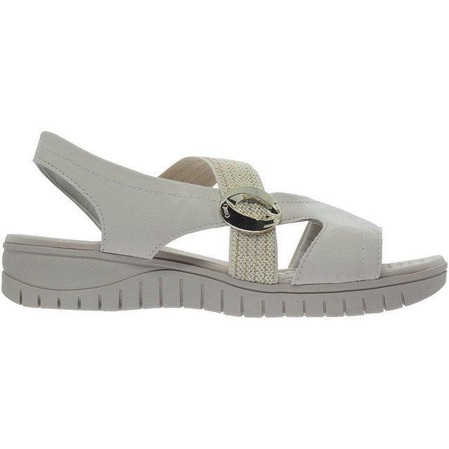 Sandália Rasteira Feminina Campesi CP351 Offwhite