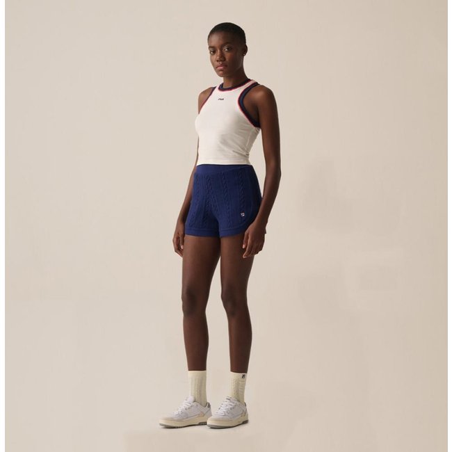 Shorts Fila Uc Knit Stripe Feminino Incolor