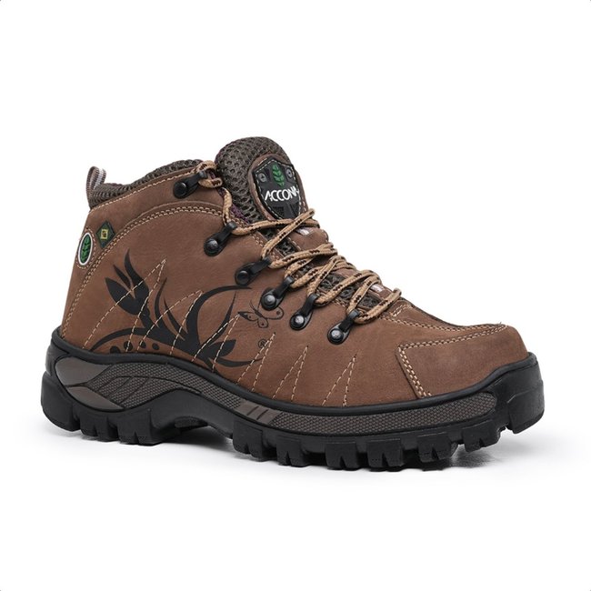 Coturno Adventure Feminino Em Couro Rato 10000R