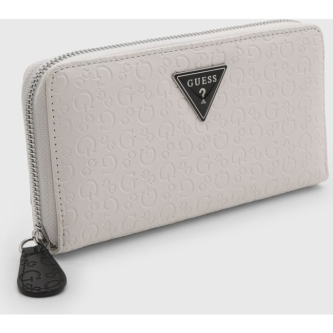 Carteira Feminina Guess Retangular Monograma Branca