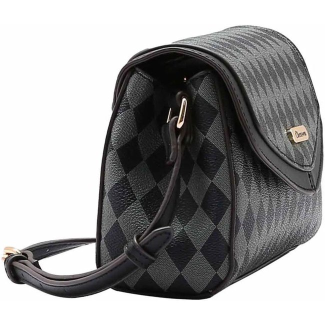 Bolsa Feminina Transversal Chenson Cg84855 1824855 Preto