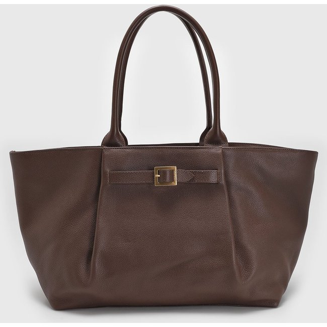Bolsa Feminina Santa Lolla Fivela Marrom