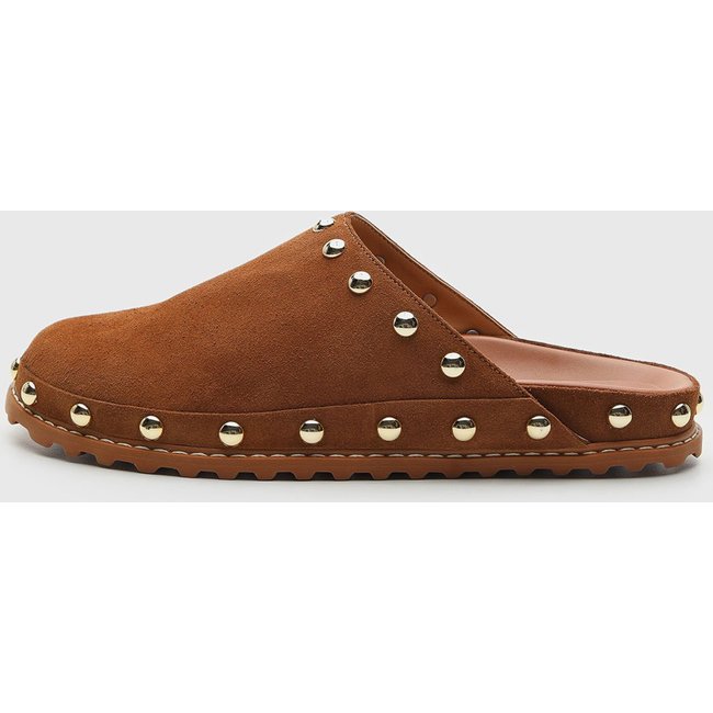 Sapot Feminino Luiza Barcelos Tachas Marrom