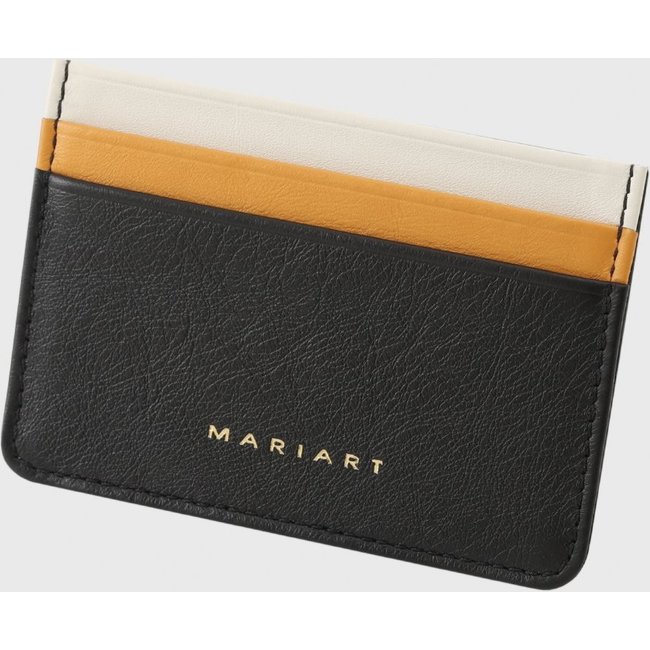 Porta-Cartão Couro Mariart Fruto Amarelo Nanica