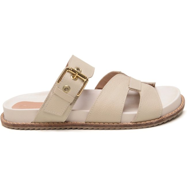 Papete Luna Sandália Leve e Confortável -Qualidade Exclusiva Off-white
