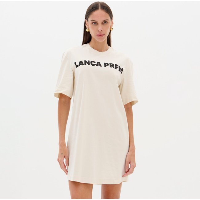 Vestido Curto Lança Perfume Tdress Ou26 Off White Feminino
