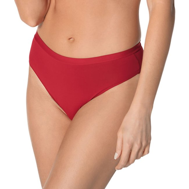 Calça Cavada DeMillus 26826 Microfibra - Vermelho