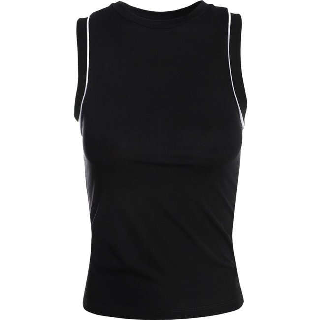 Blusa Regata Autentique Feminina PRETO/PRETO/BRANCO