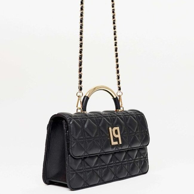 Bolsa Tote Lança Perfume Matelasse Pr26 Preto Feminino