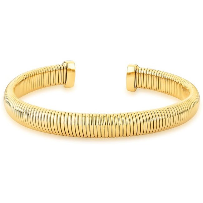 Infantil - Bracelete Fino em Aço Maleável Banhado a Ouro 18K Semijoia Ania Store