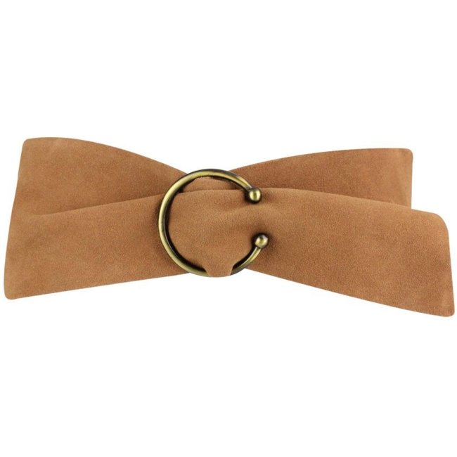 Cinto Crisfael Feminino Faixa Camurça Inverno Caramelo - Aluna